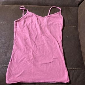 Pink tank top size small